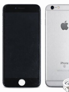 Apple iPhone  6S Plus 128GB Silver Unlocked #3 N Good Condition.